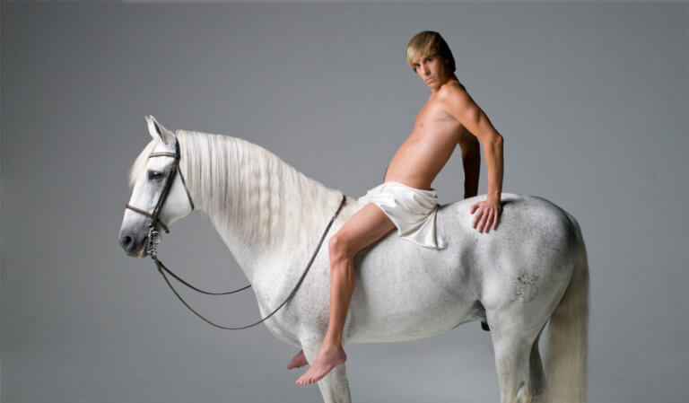 Bruno on horse