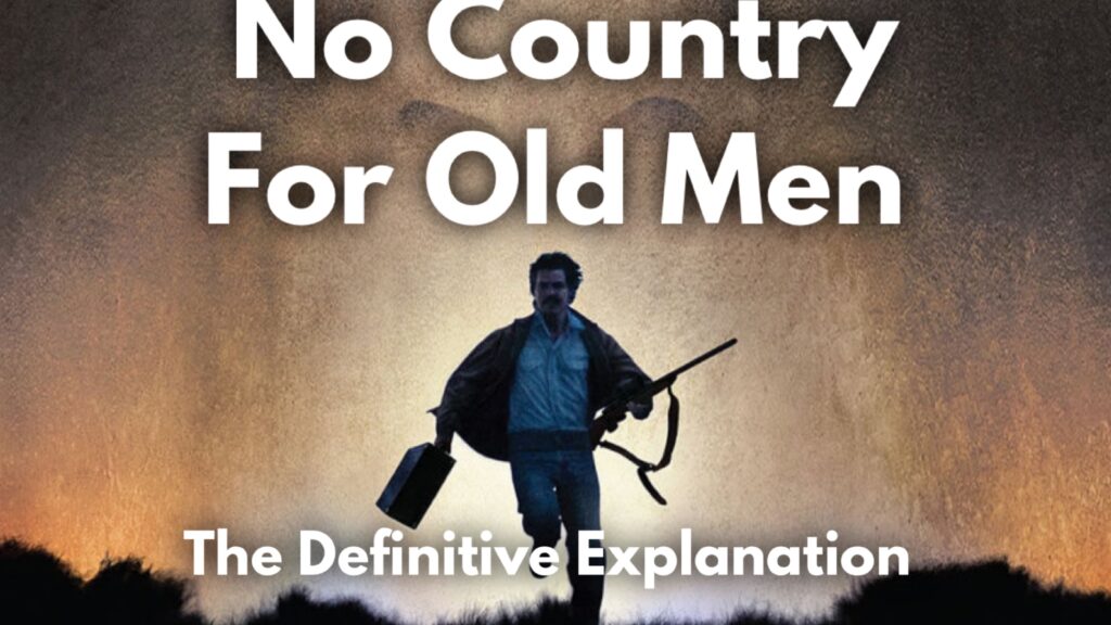 Explaining the end of No Country for Old Men, how showing versus telling works, the importance of the title, and the concept of generational push