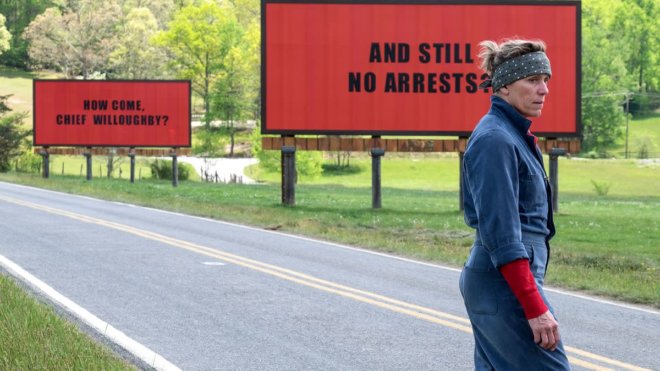 Explaining the end of Three Billboards Outside Ebbing Missouri, the theme of moral ambiguity, how endings inform the story, and whether or not Mildred kills the soldier