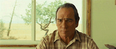 No Country for Old Men Sad Tommy Lee gif