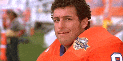 Bobby Boucher smile from The Waterboy