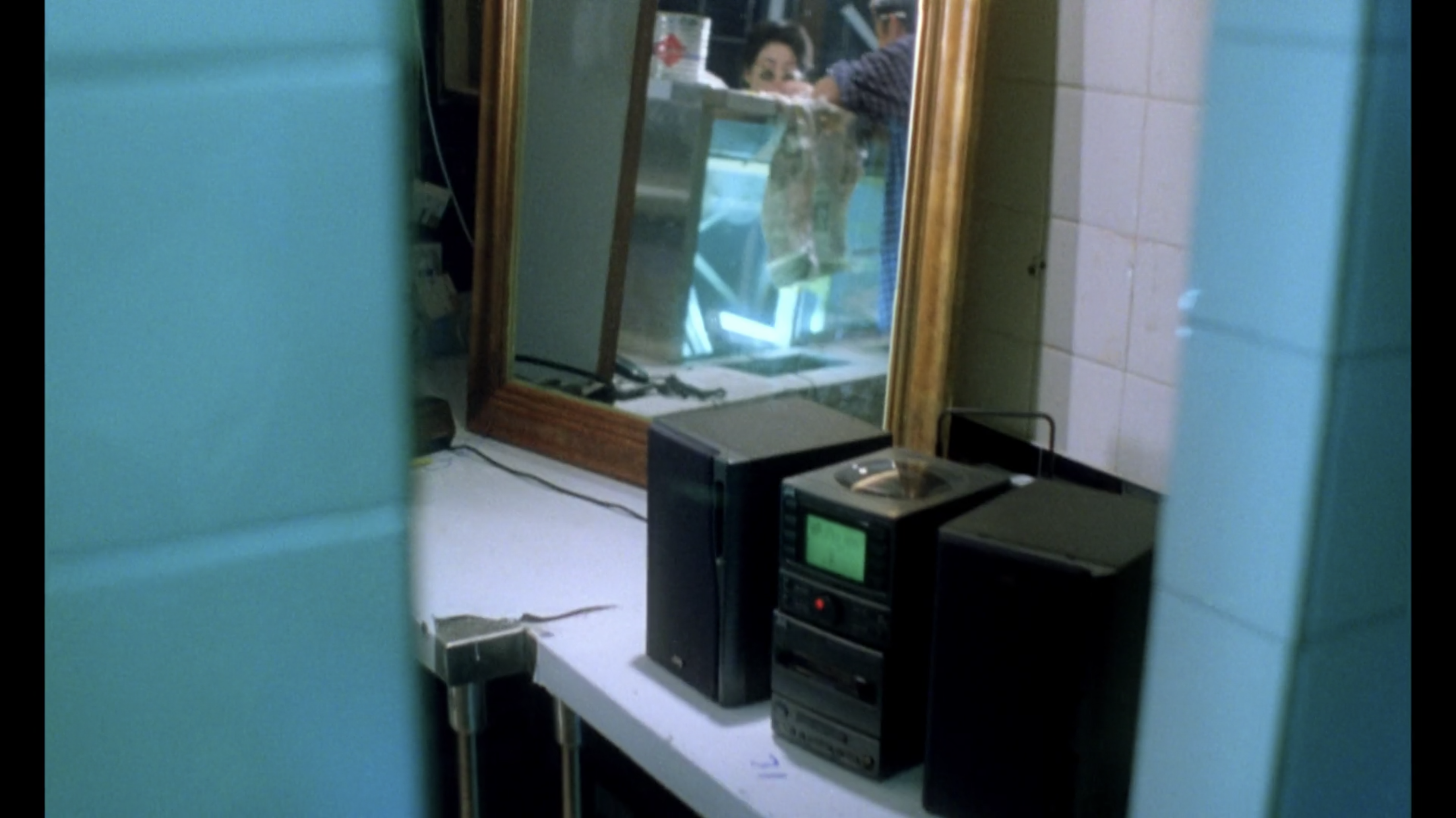A boombox plays "Dreams" in Chungking Express