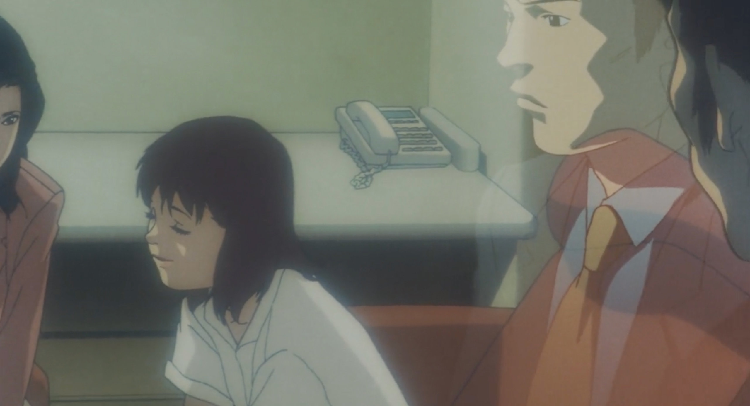 Dr. Asamiya discusses Mima's split personality in Perfect Blue
