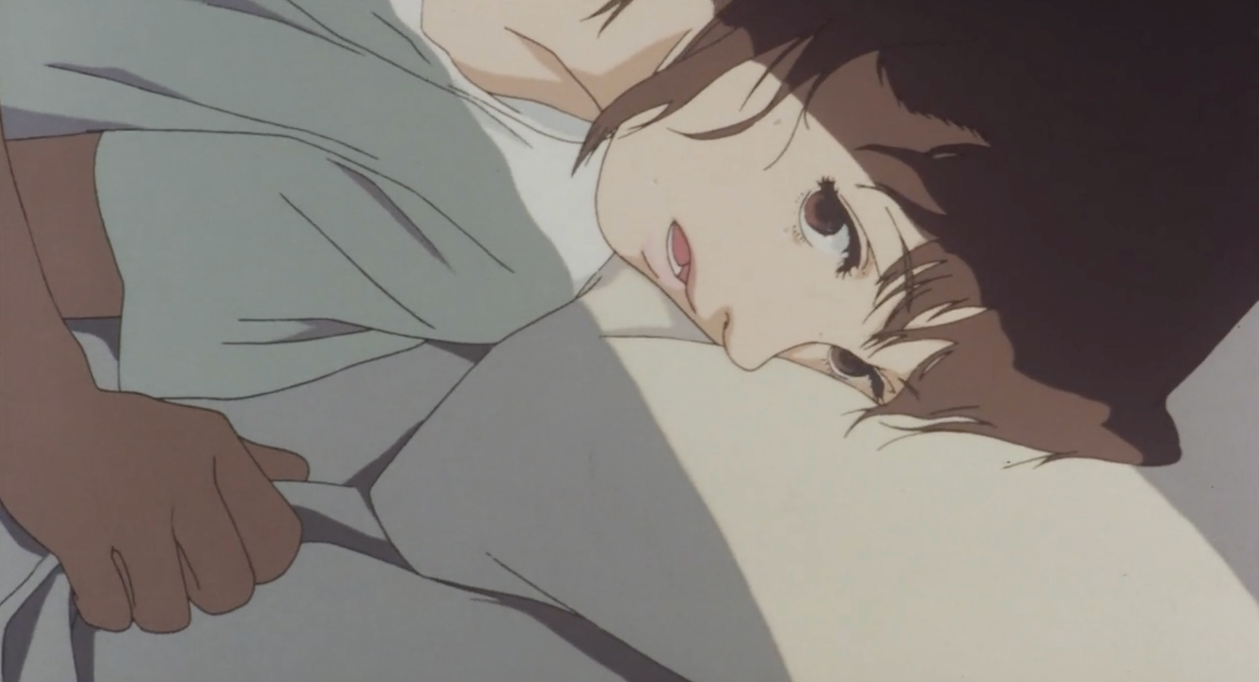 Mima wakes up after the photographer is murdered in Perfect Blue