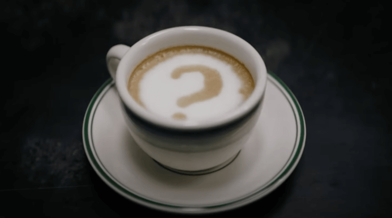 Riddler question mark coffee