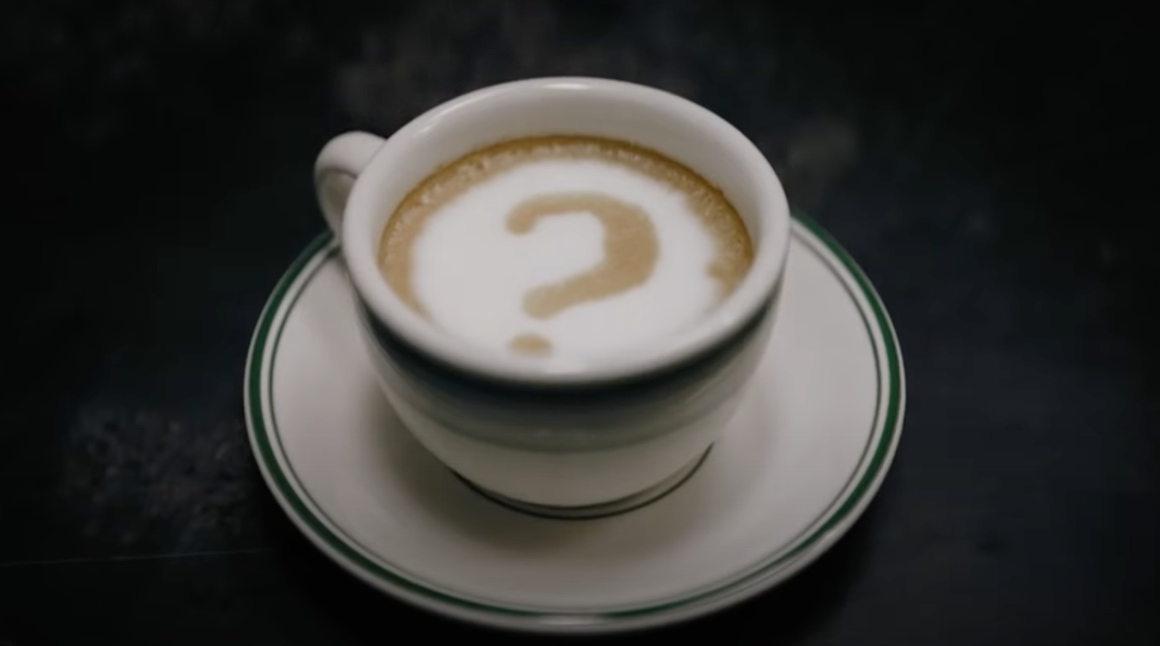 Riddler question mark coffee