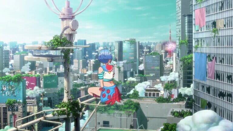 Uta looks over Tokyo in Bubble