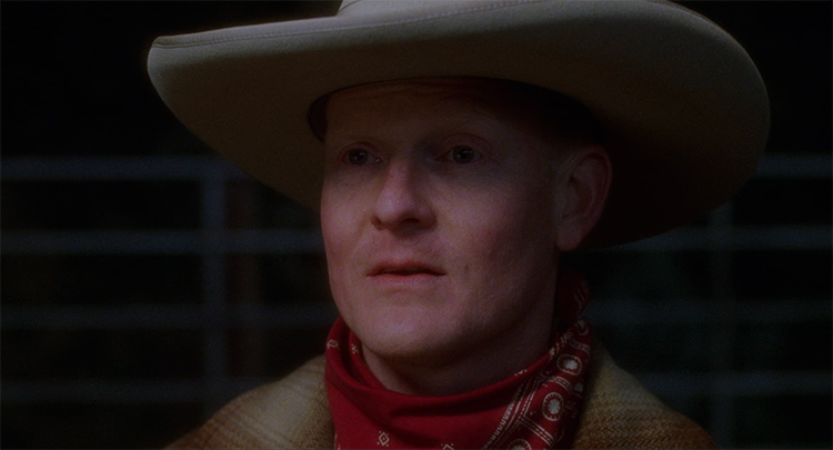 The cowboy talks to Adam Kesher in Mulholland Drive