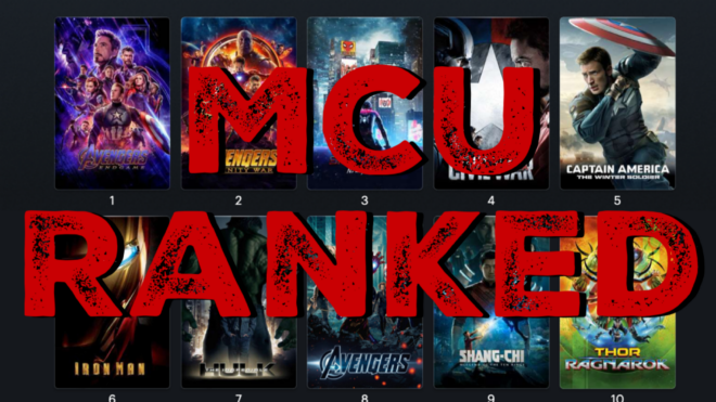 Ranking the Marvel Cinematic Universe | Chris Lambert