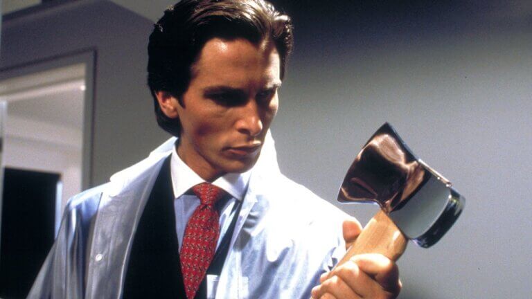 A man holds an ax