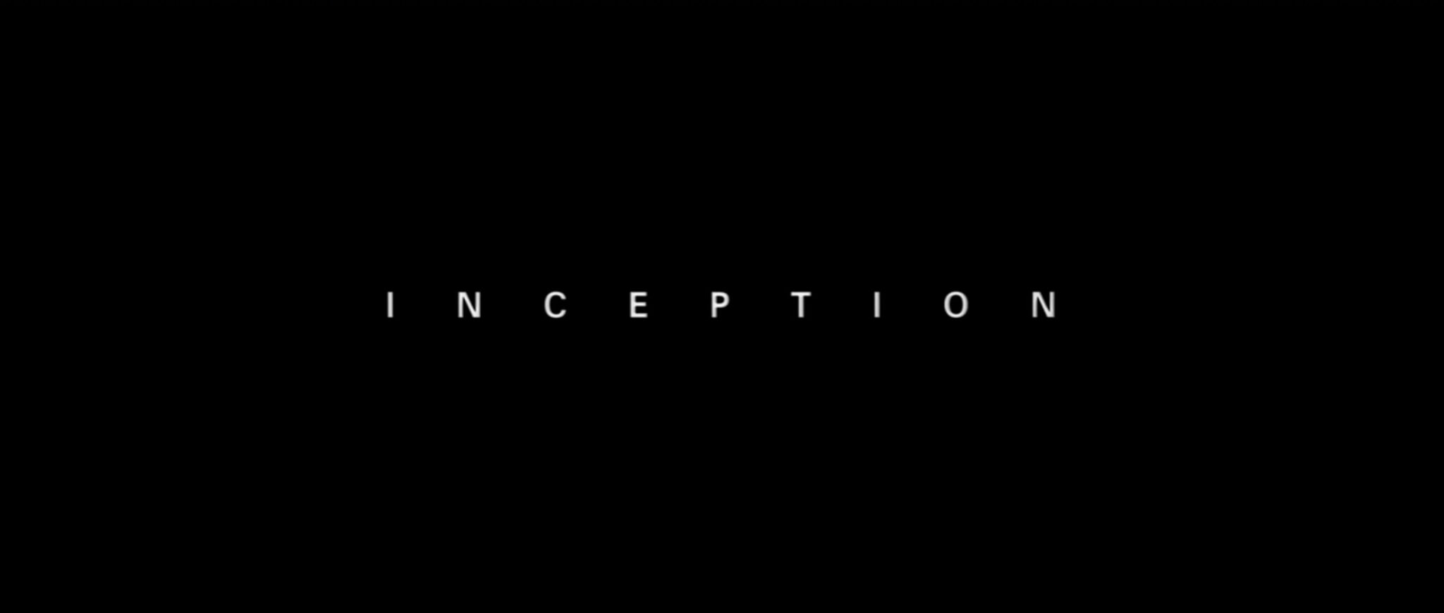 Inception title screen