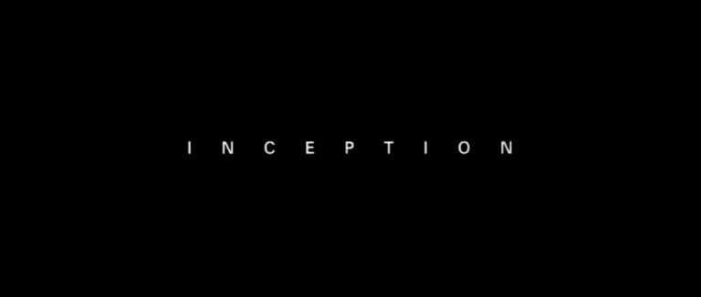 Inception title screen