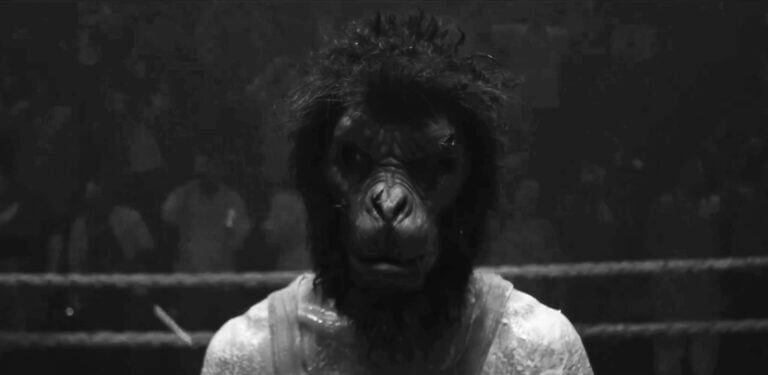 Monkey Man prepares for a fight