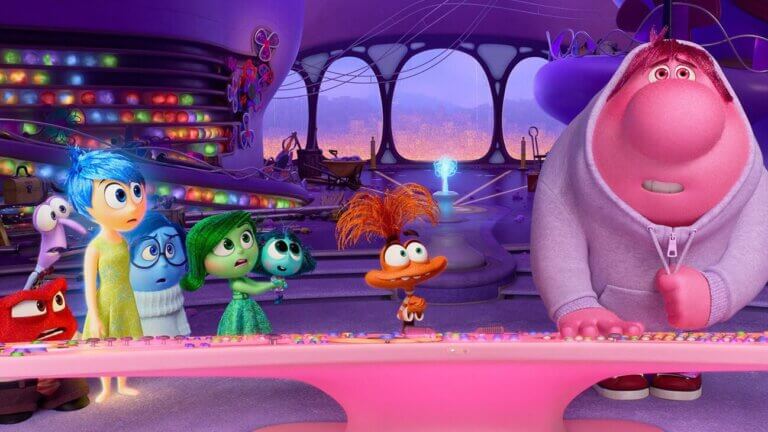 The various emotions from inside Out 2