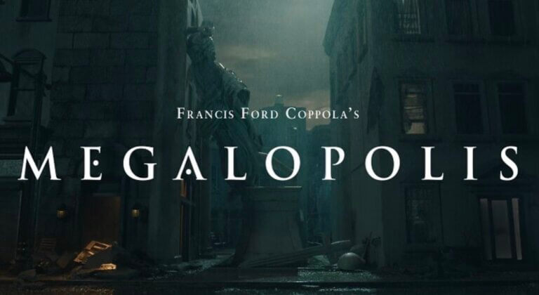 The title screen for the movie Megalopolis