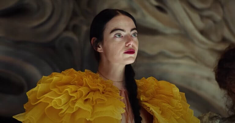 Bella wears a yellow dress