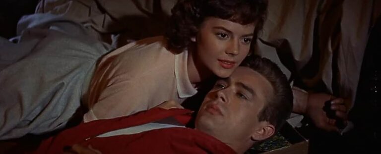 Jim and Judy cuddle