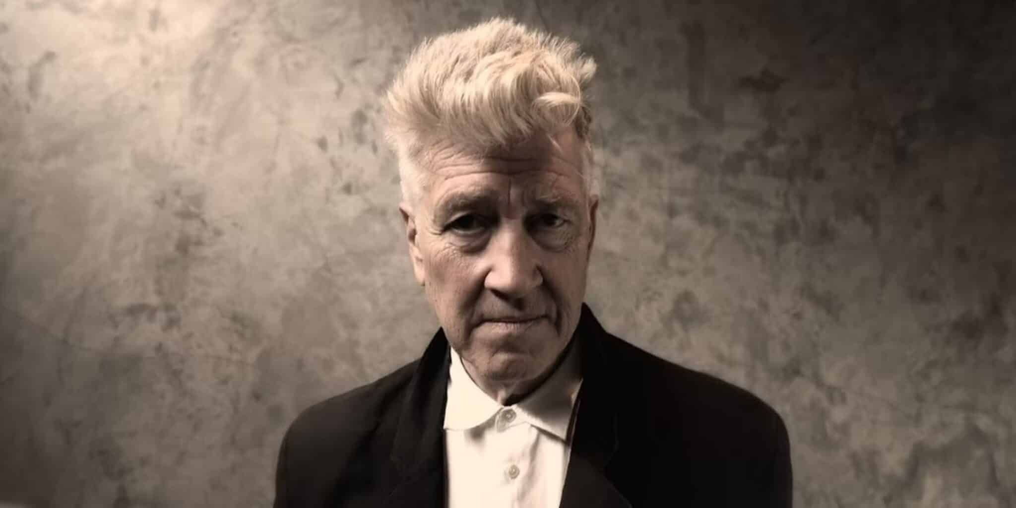 David Lynch poses for a picture