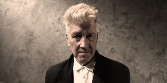 David Lynch poses for a picture