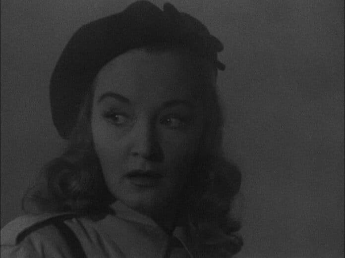 Nina Foch stars as Eileen in Escape in the Fog