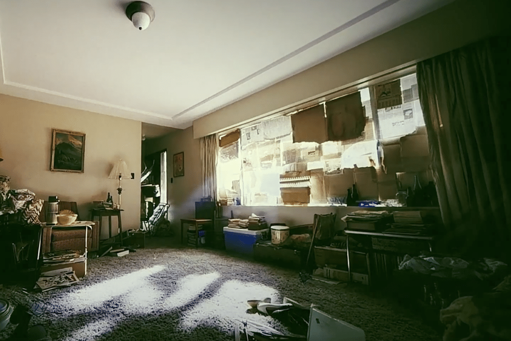 Mary's childhoom living room in Backrooms